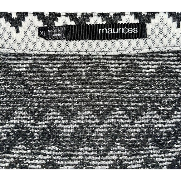 Maurice’s Black And White Chevron Stripe Women’s Dress Jacket XL - Picture 5 of 6